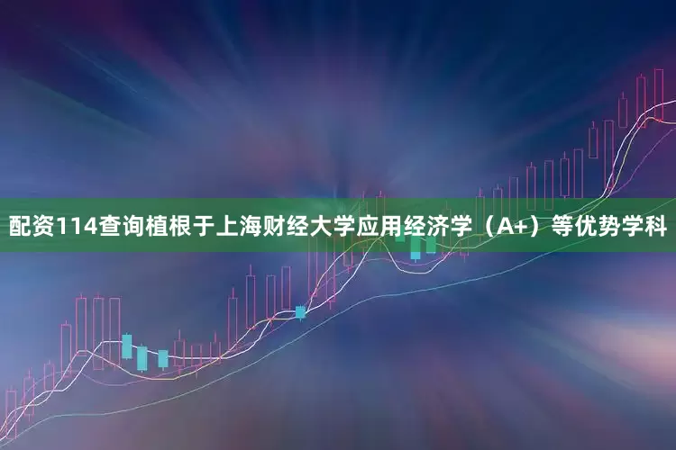 配资114查询植根于上海财经大学应用经济学（A+）等优势学科